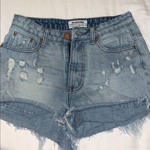 One Teaspoon High Waist Bonita Shorts